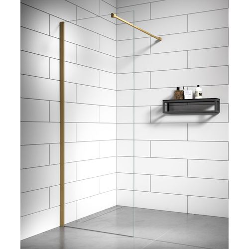 Paroi de Douche Florida - 70 x 200 cm - L'or - 8 mm
