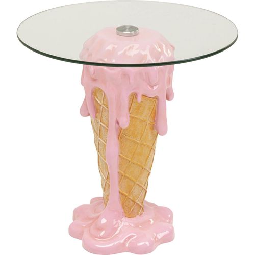 Table D'appoint Glace Rose 48cm Kare Design