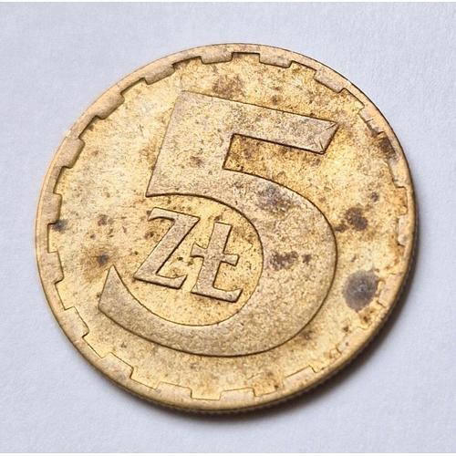 Pièce De Monnaie 5 Zlotych 1984 Pologne
