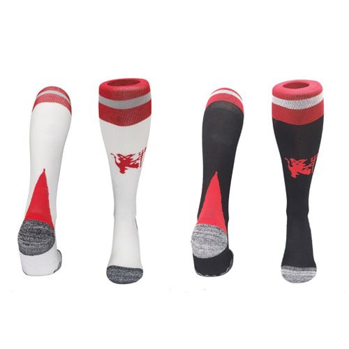2 Paires Chaussettes De Football Home Montantes Confort Extrême Enfant Adult Tissu Respirant Anti-Frottements - Semelle Éponge Renforcée