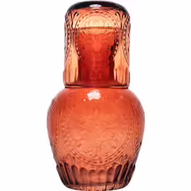 Ensemble Carafe à Eau Et Verre De Chevet, Pichet à Eau En Verre