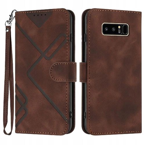 Étui Portefeuille En Cuir Pu Pour Samsung Galaxy Note 8 Avec Rabat Pour Cartes