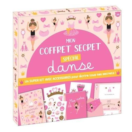 Mon Coffret Secret Spécial Danse - Avec 1 Journal Intime, 1 Planche De Stickers, 6 Accessoires Photoshop, 1 Poster Et 15 Cartes Postales