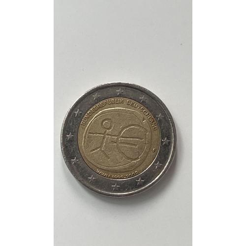 Pièce De 2 Euros Rare Bonhomme République Française Uem 1999-2009 