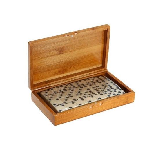 Coffret dominos de luxe à petit prix. Avec boitier en bois