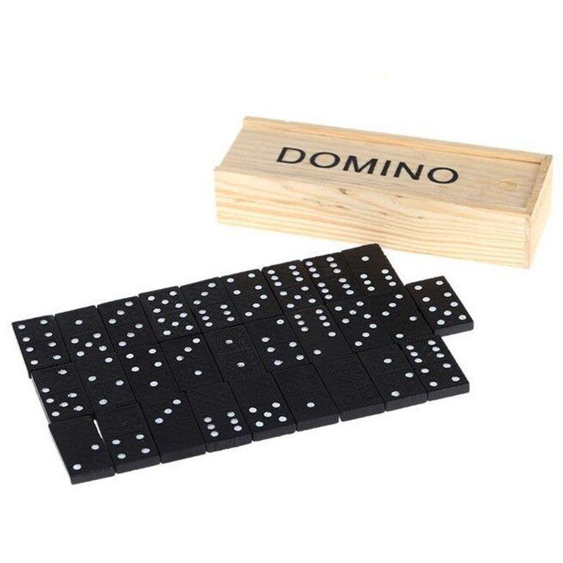 Jeu de société pour enfants LHCER, 28 pièces / ensemble jeu de cartes Domino  jeu de société interactif pour enfants pour adultes enfants, Domino 