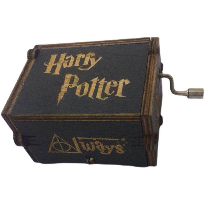 Pour Harry Potter boîte à musique en bois sculpté vintage, artisanat voyage  commémoration anniversaire vacances cadeau