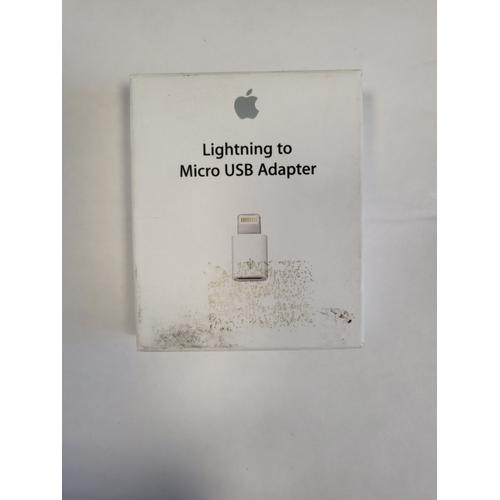 LIGHTNING TO MICRO USB ADAPTER APPLE