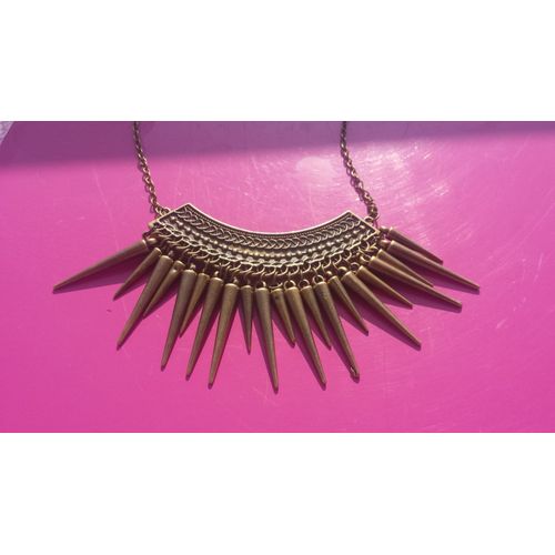 Collier Dorée À Pic
