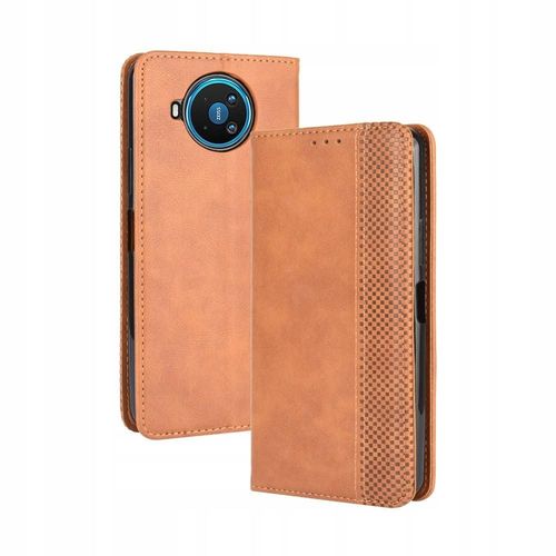 Étui Portefeuille En Cuir Pu Pour Nokia 8.3 Avec Fermeture Magnétique