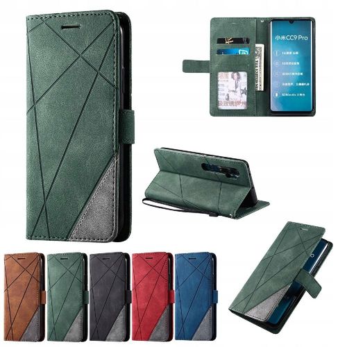 Étui Portefeuille À Rabat Magnétique En Pu Pour Xiaomi Mi Note 10/Note 10 Pro
