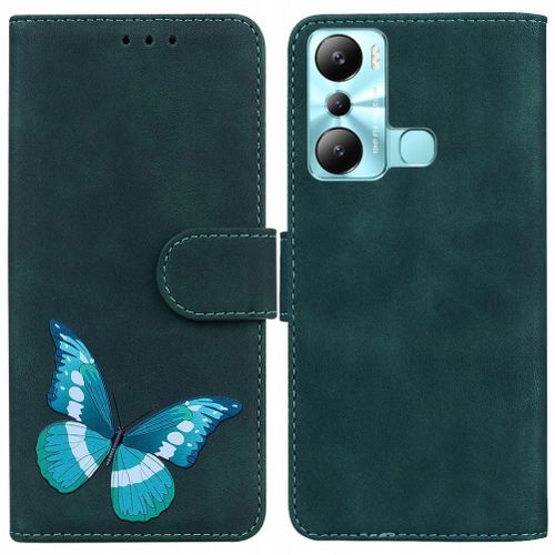 Étui Pour Infinix Hot 20i Avec Fentes Pour Cartes Imprimées En Couleur Papillon