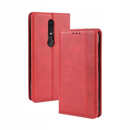 Étui Portefeuille En Cuir Pu Avec Fermeture Magnétique Pour Nokia 4.2