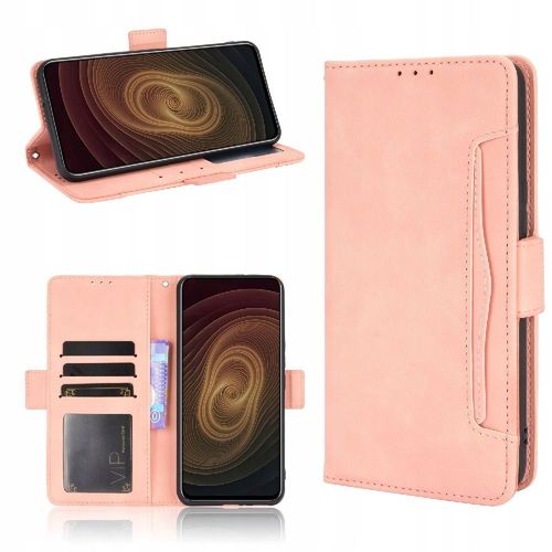 Étui Portefeuille En Cuir Pour Zte Axon 20 5g/4g Avec Fermeture Magnétique