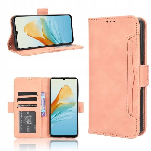 Étui Portefeuille En Cuir Pour Zte Axon 40 Lite Avec Fermeture Magnétique