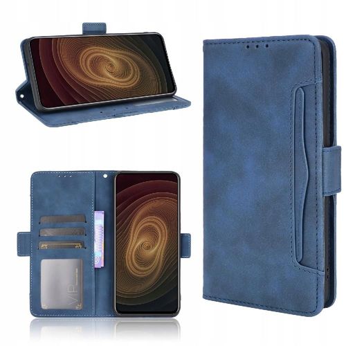 Étui Portefeuille En Cuir Pour Zte Axon 20 5g/4g Avec Fermeture Magnétique