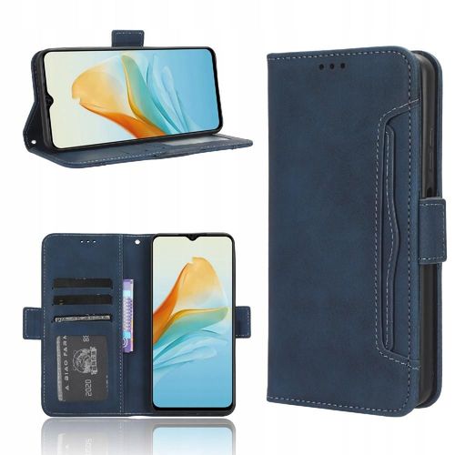 Étui Portefeuille En Cuir Pour Zte Axon 40 Lite Avec Fermeture Magnétique
