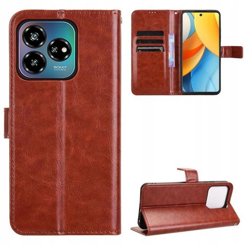 Étui Pour Zte Axon 60 Lite Avec Support Portefeuille Magnétique À Rabat