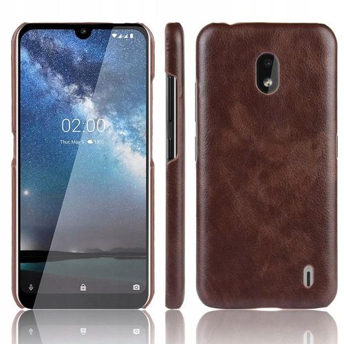 Coque Rétro Pour Nokia 2.2 Compatibilité Anti-Rayures Motif Litchi Rétro