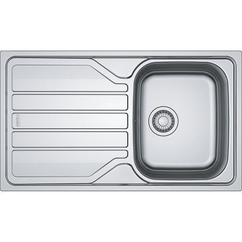 Évier à encastrer inox dekor 1 cuve 1 égouttoir 860 x 500 mm FLN 611-86 FRANKE
