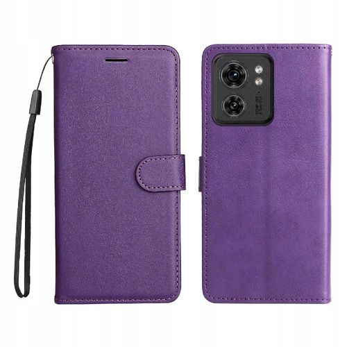 Étui À Rabat Pour Motorola Edge 40 5g Classic Couleur Unie Avec Fente Pour Carte