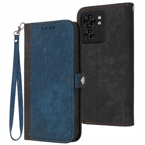 Étui De Téléphone Motorola Edge 40 En Cuir Pu Avec Fermeture Magnétique Z-Z