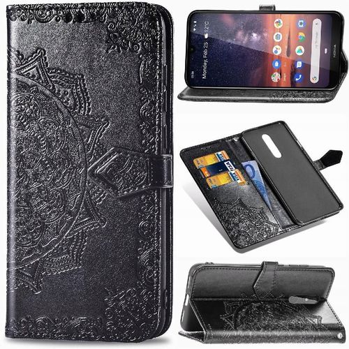 Étui Pour Nokia 3.2 Étui En Cuir À Motif Exquis Résistant Aux Chocs Avec
