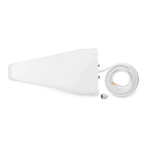 RANGEFUL AY11C-10 Antenne extérieure 11 dBi 3G/4G LTE Yagi Logarithm LPDA Directionnel 698-2700MHz pour Repeater Booster Amplifier 4G Router, SMA Mâle + adaptateur N Mâle, 10m cable