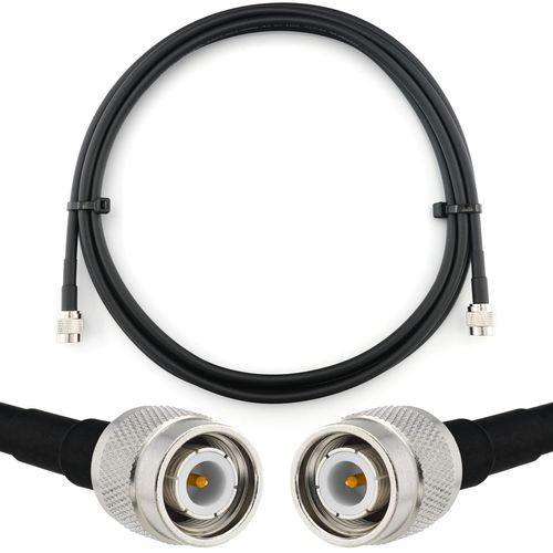 TNC mâle vers TNC mâle 3m câble coaxial - cable d'extension HF240 (LMR 240 équivalent) etanche - rallonge TNC pour Antenne CB Radio Amateur Sans fil Radio WIFI adaptateur UHF VHF
