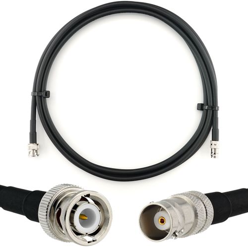 BNC mâle vers BNC femelle 3m câble coaxial - cable d'extension HF240 (LMR 240 équivalent) etanche - rallonge BNC pour Antenne CB Radio Amateur Sans fil Radio WIFI adaptateur UHF VHF