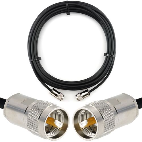 PL259 7m UHF Câble coaxial - câble d'extension HF240 (LMR 240 équivalent) etanche - rallonge pour HAM cable antenne CB Radio Analyseur Tosmetre Marine RF VHF Cibi SDR Radio Amateur