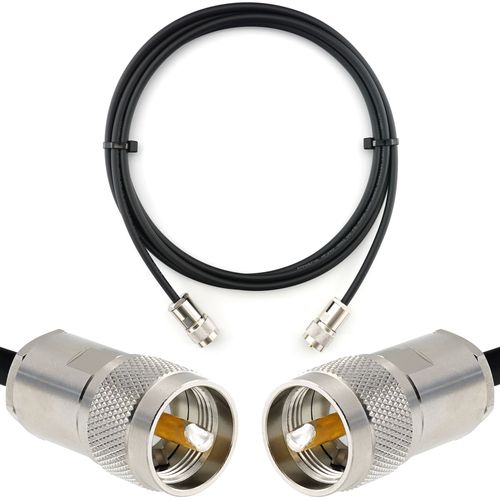 PL259 2m UHF Câble coaxial - câble d'extension HF240 (LMR 240 équivalent) etanche - rallonge pour HAM cable antenne CB Radio Analyseur Tosmetre Marine RF VHF Cibi SDR Radio Amateur