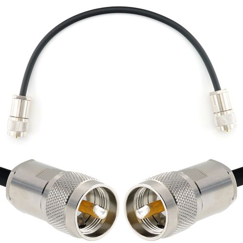 PL259 30cm UHF Câble coaxial - câble d'extension HF240 (LMR 240 équivalent) etanche - rallonge pour HAM cable antenne CB Radio Analyseur Tosmetre Marine RF VHF Cibi SDR Radio Amateur