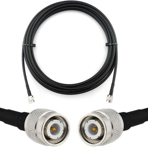 TNC mâle vers TNC mâle 7m câble coaxial - cable d'extension HF240 (LMR 240 équivalent) etanche - rallonge TNC pour Antenne CB Radio Amateur Sans fil Radio WIFI adaptateur UHF VHF