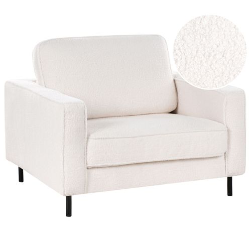 Fauteuil Savalen Bouclé Blanc