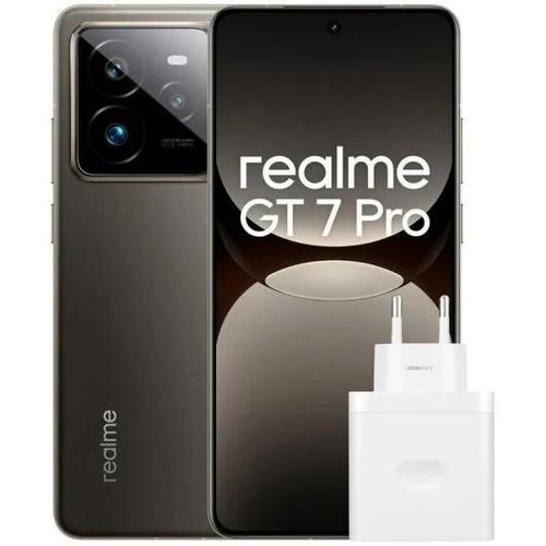 Realme GT 7 Pro Smartphone 12GB/512GB IA IP69 6 67" OLED 120Hz 6500mAh Gris + Cargador 120W