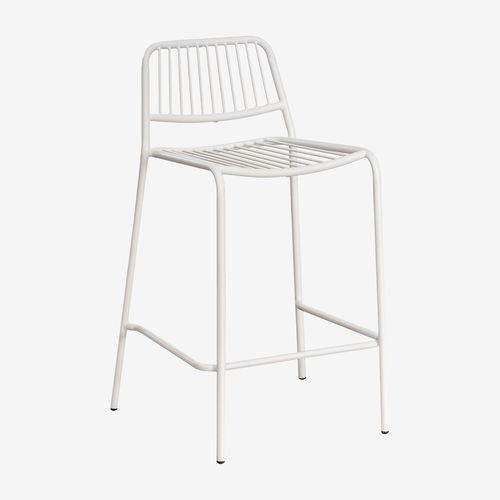 Tabouret Haut Empilable Jardín Elton Blanc Gardenia ¿65 Cm
