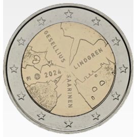 2 Euros Commémorative Finlande 2024 Architecture Unc