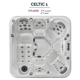 Spa Netspa Celtic 4 - 3 places - 216x160x93cm - Couverture inclus