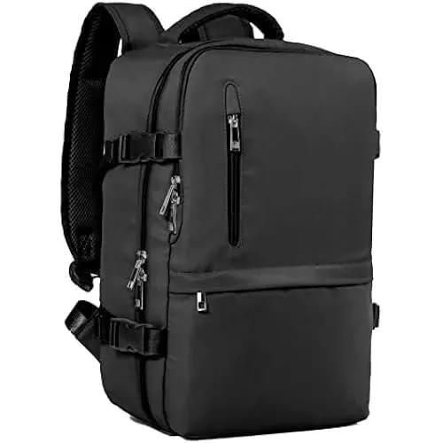 Sac À Dos Voyage Cabine 40x20x25 pour Ryanair Wizzair - Noir - Souple - Déperlant