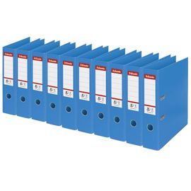 Esselte Lot De 10 Classeurs À Levier N°1 Power En Polypropylène, Dos 75mm, Coloris Bleu