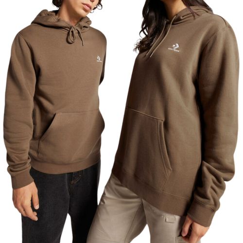 Sweat À Capuche Go-To Embroidered Star Chevron Marron - 10023874-A46 - Xs