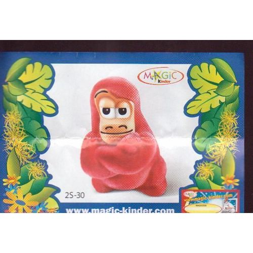 Bpz Kinder - Les Gorilles (Collection 2006) - 2s-30 / 2s30 : Le Gorille Rouge