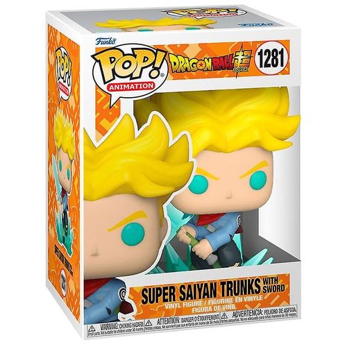 Pop Figurine Dragon Ball Super Super Saiyan Trunks Avec Épée