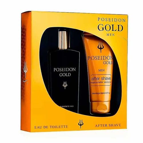 Poseidon Gold Men Eau De Toilette Spray 100ml Set 2 Pièces 