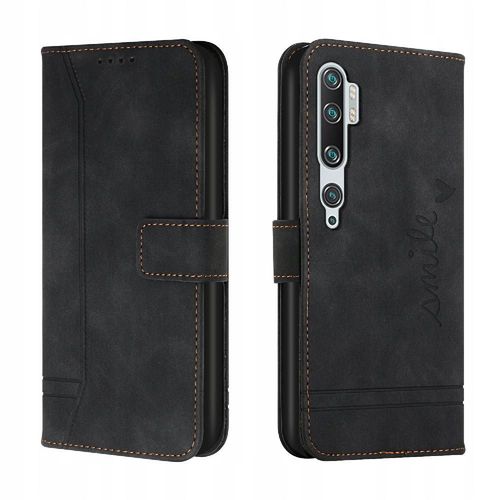 Étui De Téléphone Pour Xiaomi Mi Note 10/Note 10 Pro En Cuir Pu Avec Fermeture À Rabat