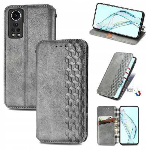 Étui Pour Zte Axon 30 5g Fonction Portefeuille Étui En Cuir Design Tendance Avec