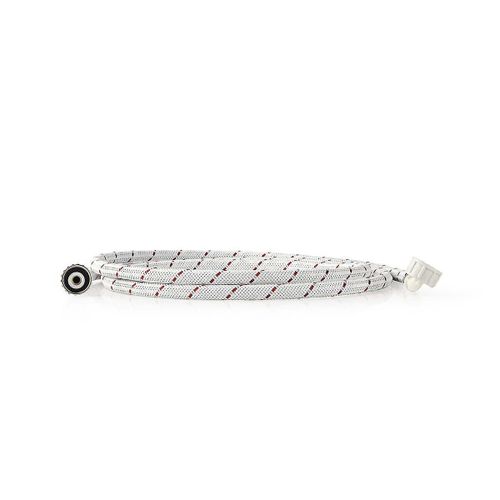 Tuyau d¿arrivée en nylon | 3/4'' | 3/4'' | 10 bar | 90 °C | 1,50 m | Utilisation : Vaisselle/Machine à laver | N