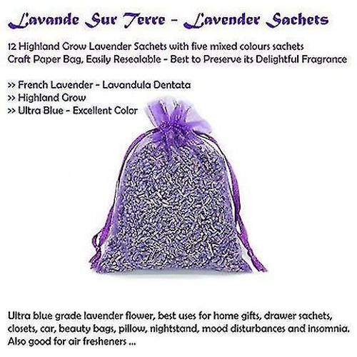 100% Naturel Parfumé Lavande Sacs Remplis Insectes Et Mites Répulsif 16pcs