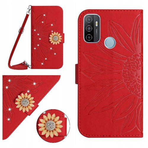 Coque De Protection Avec Béquille Tournesol Pour Oppo A53 2020